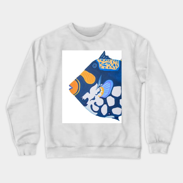 tropical fish Crewneck Sweatshirt by terezadelpilar